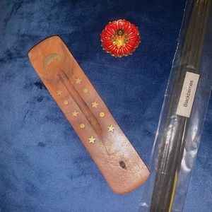 Mini Moon & Stars, Flower incense Holders